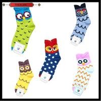 THEBLANC Gift Women Sports Cotton Animal Print Winter Warm Cartoon Owl Socks