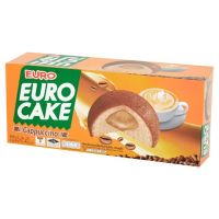 !!สินค้าแนะนำ!! (แพ็ค 12) Euro Euro Custard Cake  พัฟเค้กสอดไส้ครีม 6 รสชาติ ตรายูโร่ 17 กรัม  RT1.13655✨มีจำนวนจำกัด✨