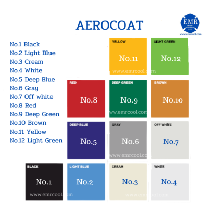 AEROCOAT สีทาฉนวน 3.7 L.สีขาว WHITE NO.4