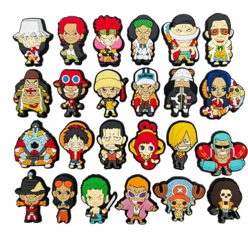 One Piece Anime Croc Charms Jibbitz Set for Crocs Shoe Accessories Trending  One Piece Charms for Clogs Fashionable Jibbitz 