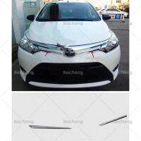 TOYOTA VIOS Gen3 2013 2014 2015 2016 2017 2018ตะแกรงหน้ารถยนต์ประดับตกแต่งโครเมี่ยมคุณภาพหมายเลขชิ้นส่วน: L:53121-0D170 R:53124-0D090