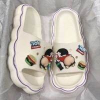 Shin-Chan Slippers New Ins Outer Wear Thick-Soled Non-Slip Cartoon