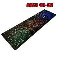 OKER VA-59 OKER VAMPIRE KEYBOARD USB MULI BACKLIGHT VA59 มีไฟ