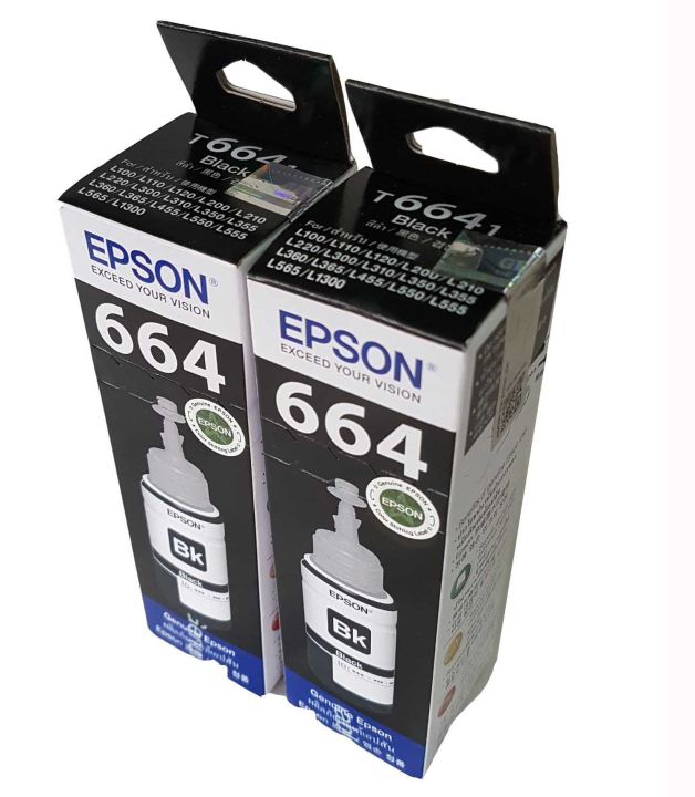 Epson 664 Ink 2 Bottles Blackt6641 Lazada Ph 4715