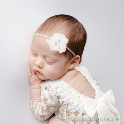 ✾☋❈ hrgrgrgregre Conjunto de roupas para fotografia recém-nascido headband flor vestido renda adereços foto bonito moda