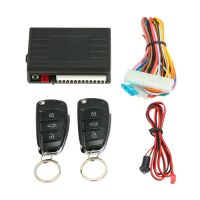 Universal Car Door Lock Keyless Entry with Trunk Release Button Remote Control Central Locking Kit for Audi Style Alarm System