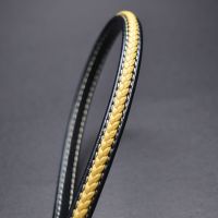 1Meter Approx :8x5mm Black Yellow Braided Leather Cord Rope for Necklace Bracelet Jewelry DIY Leather Strings for Jewelry Making