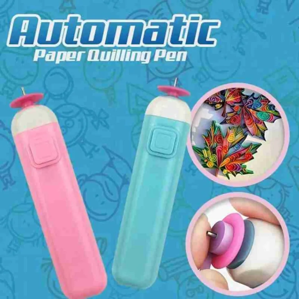 MANEI Handmade Roll Paper Electric Origami Paper Quilling Tool Electric  Origami Paper DIY School Machine Craft Gift Hand Tool Blue Paper Quilling  Tool Creation Craft