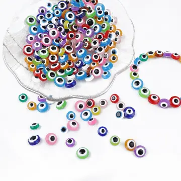 100pcs Mini Glass Gems Mixed Colour Mancala Stones Flat Bottom Marble Beads  
