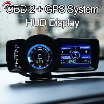 G10 Auto GPS Head Up Display USB Car HUD Projector Speedometer with Compass  Security Alarm Electronic Accessories For All Cars