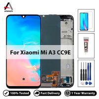 ทดสอบ100% สำหรับ Xiaomi Mi A3 CC9E LCD Touch Screen สำหรับ Mi A3 M1906F9SH M1906F9SI จอแสดงผล LCD คุณภาพสูง Touch Digitizer Assembly ไม่มี Dead Pixel