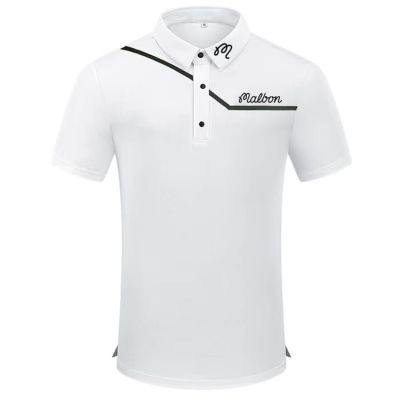 Odyssey Le Coq J.LINDEBERG DESCENNTE PEARLY GATES  PXG1 Castelbajac℡▲✗  Summer golf clothing mens short-sleeved outdoor sports and leisure tops polo shirt T-shirt loose and breathable