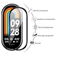 2 Pcs 9D Tempered Glass For Xiaomi Mi Band 8 7 6 5 4 3 Screen Protector Glass Watch Protective Film For Mi Band 8 Protection Smartwatches