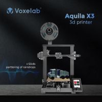 Voxelab Aquila X3ความเร็วสูงเครื่องพิมพ์3D FDM กับ25จุดการพิมพ์เรซูเม่จานยืดหยุ่นชุดเครื่องพิมพ์3มิติ