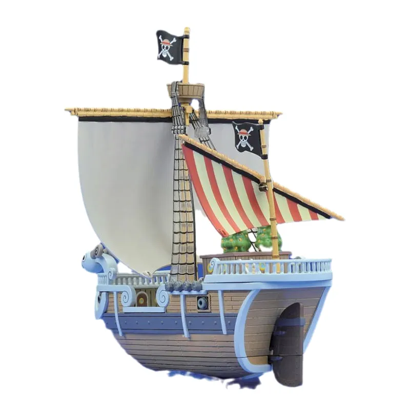 Bandai Original ONE PIECE Anime Model GRAND SHIP COLLECTION GOING MERRY  Action Figure Assembly Model Toys Gifts for Children