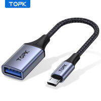 TOPK สายข้อมูลใหม่ Android ถึง USB 2.0 สายอะแดปเตอร์ศัพท์มือถือ u ดิสก์อ่าน OTG อะแดปเตอร์