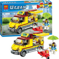 LEGO Lego City Series Food Pizza Takeaway Car 60150 Childrens Puzzle Assembled Building Block Toy Gift