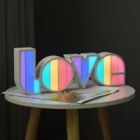 Led small lantern indoor neon light love proposal arrangement creative supplies room letter light box decoration ornaments