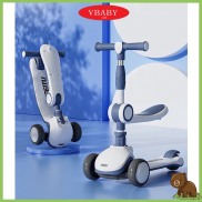 Xe Trượt Scooter 3 Bánh Có Đèn LED Phát Sáng Thế Hệ Mới Chuyển Hướng Bằng