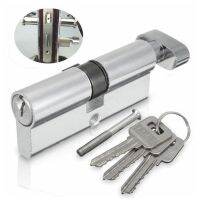 1pcs Thumb Turn Cylinder Euro Barrel Door Locks Anti Pick Anti Drill Aluminum Thumbturn Locks with 3 Keys