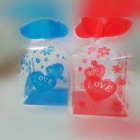 [พร้อมส่ง] กล่องขนม คุกกี้ ลาย Love You บรรจุ2ชิ้นอุปกรณ์ เบเกอรี่ มีบริการปลายทาง