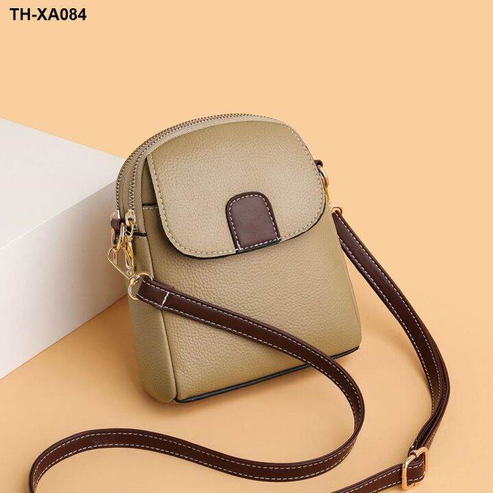 กระเป๋าโทรศัพท์มือถือผู้หญิงcrossbody-2023-ใหม่กระเป๋าน้ำหนักเบาผู้หญิงฤดูใบไม้ผลิและฤดูร้อนแฟชั่นหนังนุ่มhigh-endกระเป๋ามินิ