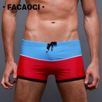 new Men Swim Trunks Hot Summer Mans Swimsuits Zwembroek Jongens Coll Man Beach Boxers Low-Rise Swim Mens Badpak Swimwear