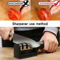 (สินค้าคุณภาพ ส่งจากไทย) Hot item Quick Sharpening Knife ที่ลับมีด อุปกรณ์ลับมีดแบบรวดเร็วคุณภาพสูง แบบ 2 ช่อง