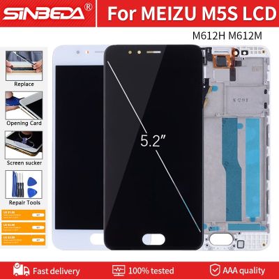 5.2 "กับกรอบหน้าจอสำหรับ Meizu M5s M612h M612m จอแสดงผล Lcd พร้อมเครื่องมือฟรีหน้าจอสัมผัส Digitizer สำหรับ Meila 5S Lcd