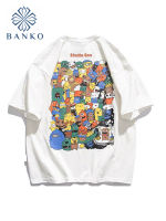 Women Tops Fashion Cutey Cartoon Print Oversize T-shirt Short Sleeve O-neck Streetwear Harajuku Casual Clothes Female Summer New