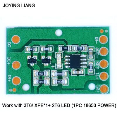 JOYING LIANG HZ-8812 LED แผงวงจรขับรถ,แผงไฟหน้า XPE 3T6ฟังก์ชั่นแผงไฟไดรฟ์แบบพกพาอุปกรณ์เสริมแผ่น