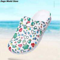 【cw】 1Pair Women 39;s Slippers EVA Non-slip Clogs Flat-soled Operating Shoes Resistant 2021 ！