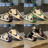 ❈☃⊕ 2023 summer new cloth shoes super hot Forrest Gump shoes breathable high-end retro printed mens shoes sports casual shoes