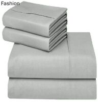 【CW】 Bed Sheet Sets Flat Sheet Fitted Sheet Pillowcase King Size Soft