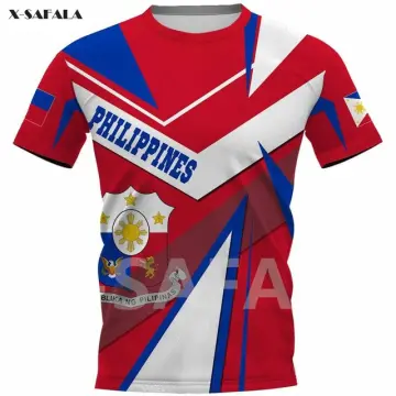  Men's Philippines T-Shirt Republika Pilipinas Flag Coat of arms  Country Nation T-Shirt : Clothing, Shoes & Jewelry