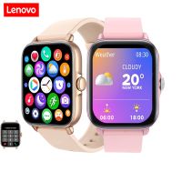 Lenovo New Women Ladies Smart Watch อัตราการเต้นของหัวใจ Sleep Blood Oxygen Fitness Tracker Bracelet สําหรับ Android iOS Men Sport Watch 2023