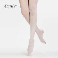 Sansha Adult Girls Soft Footed Ballet Dance Tight Nylon Spandex Black Pink White T89