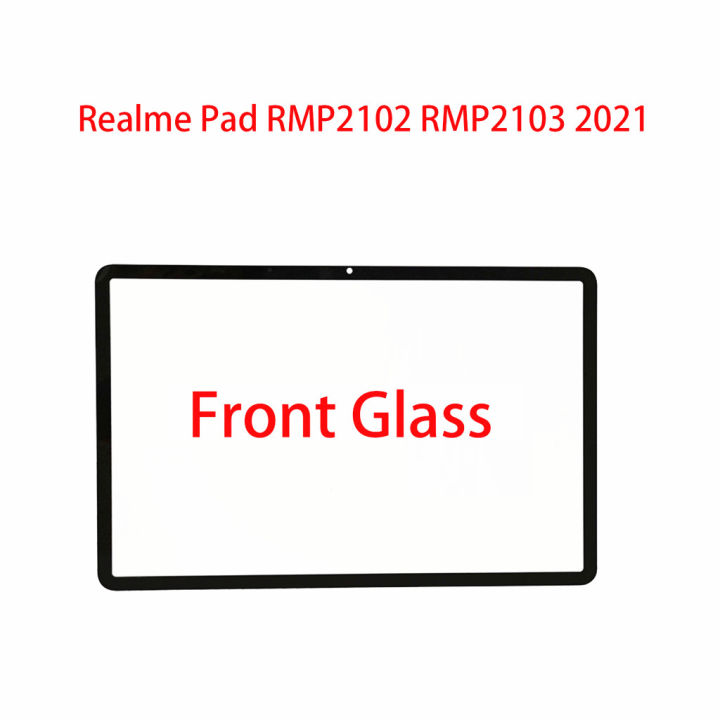 ด้านหน้ากระจกหน้าจอแสดงผล-lcd-แผงด้านนอกสำหรับ-realme-pad-rmp2102-rmp2103-2021เปลี่ยน-ไม่มี-touch-digitizer