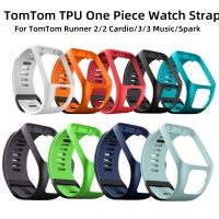 （Bar watchband）สายรัดข้อมือซิลิโคนสำหรับ TomTom Runner 2 3 Spark 3สายนาฬิกากีฬาสำหรับนักผจญภัย Tomtom