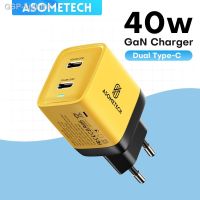 Hjghfhf 40W เครื่องชาร์จ USB C GaN เครื่องชาร์จชนิด20W รองรับการตัวชาร์จไฟสำหรับ iPhone อย่างรวดเร็ว14 11 Ipad MacBook