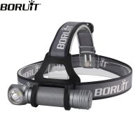 Boruit XPL V5 LED 1000LM ไฟหน้าโหมดกันน้ำไฟฉายใช้18650แบตเตอรี่หัวไฟฉายตั้งแคมป์ล่าสัตว์ที่มีประสิทธิภาพไฟหน้า