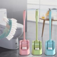 ◇□ 1pc Bathroom Replacement Portable Long Handle Cleaning Tool Toilet Brush Lavatory Brush Toilet Brush Holder Set