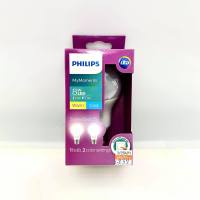Philips หลอด LED Scene Switch 8 วัตต์ ขั้ว E27 warm white + cool daylight ทัศศิพร Tassiporn