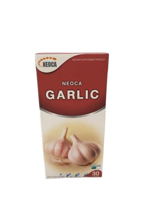 neoca-garlic-นีโอก้า-กาลิค-กล่องละ-30แคปซูล-แพค4กล่อง-น้ำมันกระเทียมสกัดเข้มข้น-ถูกมากสุดคุ้ม