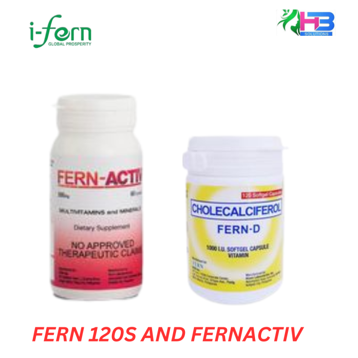 Fern Activ 60s AND fern d 120s (1 bottle each) Lazada PH