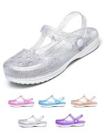 【Ready】? jey s womens we nurse hole shoes womens summer thick bottom disatn -slip large size 41 -heel s and slippers