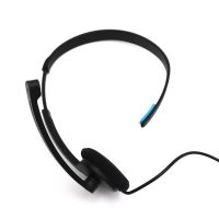 +【； Call Center Headset With Mic Service Headphone For Cordless Telephone Wired Phone Headset 3.5Mm Centre/Traffic/Computer Headset