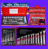 Euro King Tools ชุดบล็อก 24 ชิ้น+ประแจKing Tools+แหวนKing Tools+ชุดบล็อก2หุน 46 ชิ้นใช้งานหนัก ได้4อย่าง