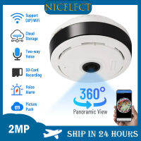 NICELECT V380 Pro 2MP WIFI 360องศากล้อง Panoramic Fisheye เลนส์กล้องวงจรปิด Smart Home ในร่มกล้องรักษาความปลอดภัยป้องกัน