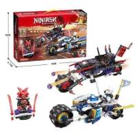 2023 เลโก้ Phantom Ninja Kays Blade Motorcycle Zan Snow Motorcycle Building Blocks Puzzle Boy เข้ากันได้กับของเล่นเลโก้